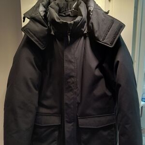 MEC Great Northern Down Parka, Men’s Small Black Jacket